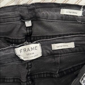 FRAME Le High Skinny Women’s Size 27 in Charcoal/Grey